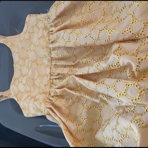 Yellow girls dress , size 6